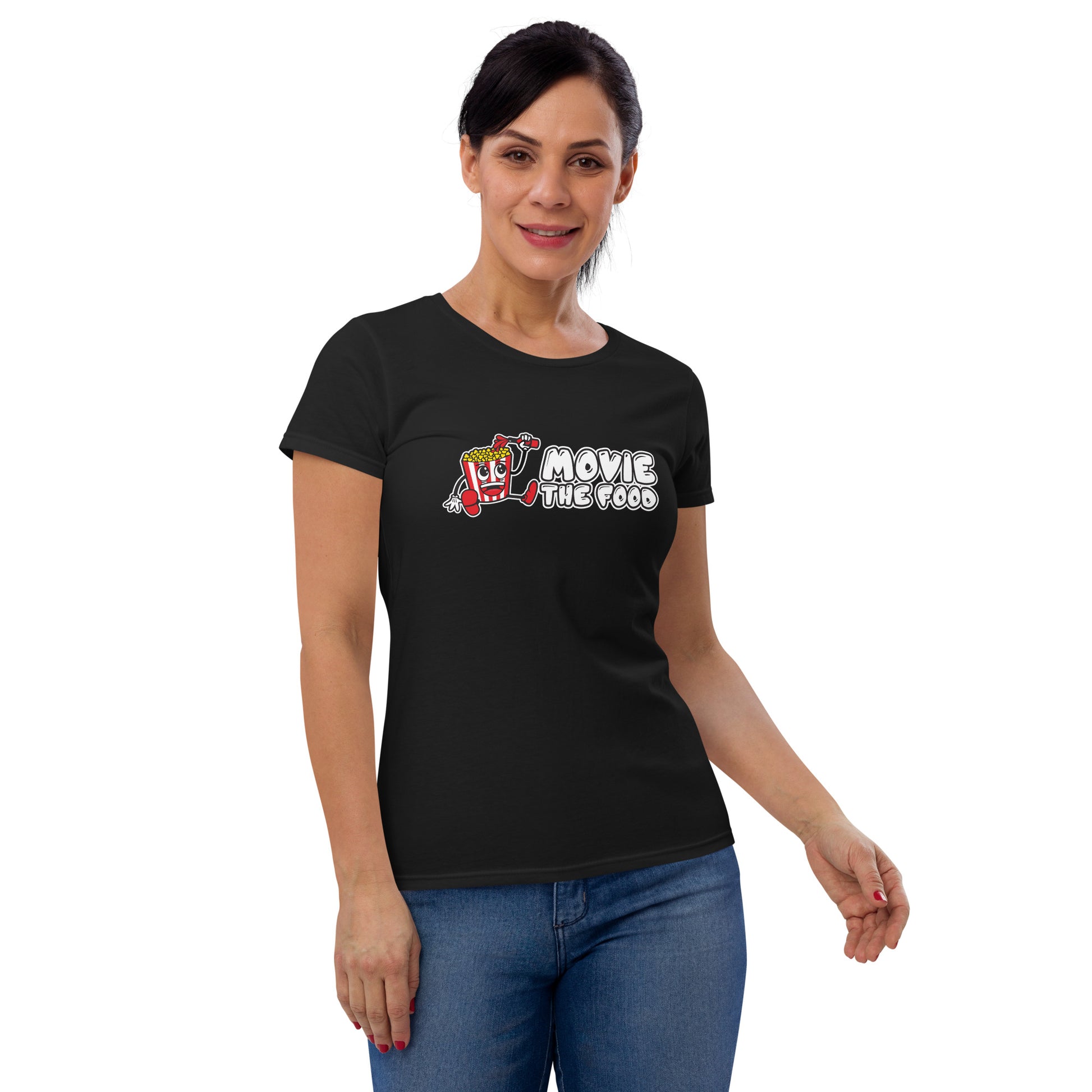 Movie The Food - Logo Women's T-Shirt - Black - Model Front
