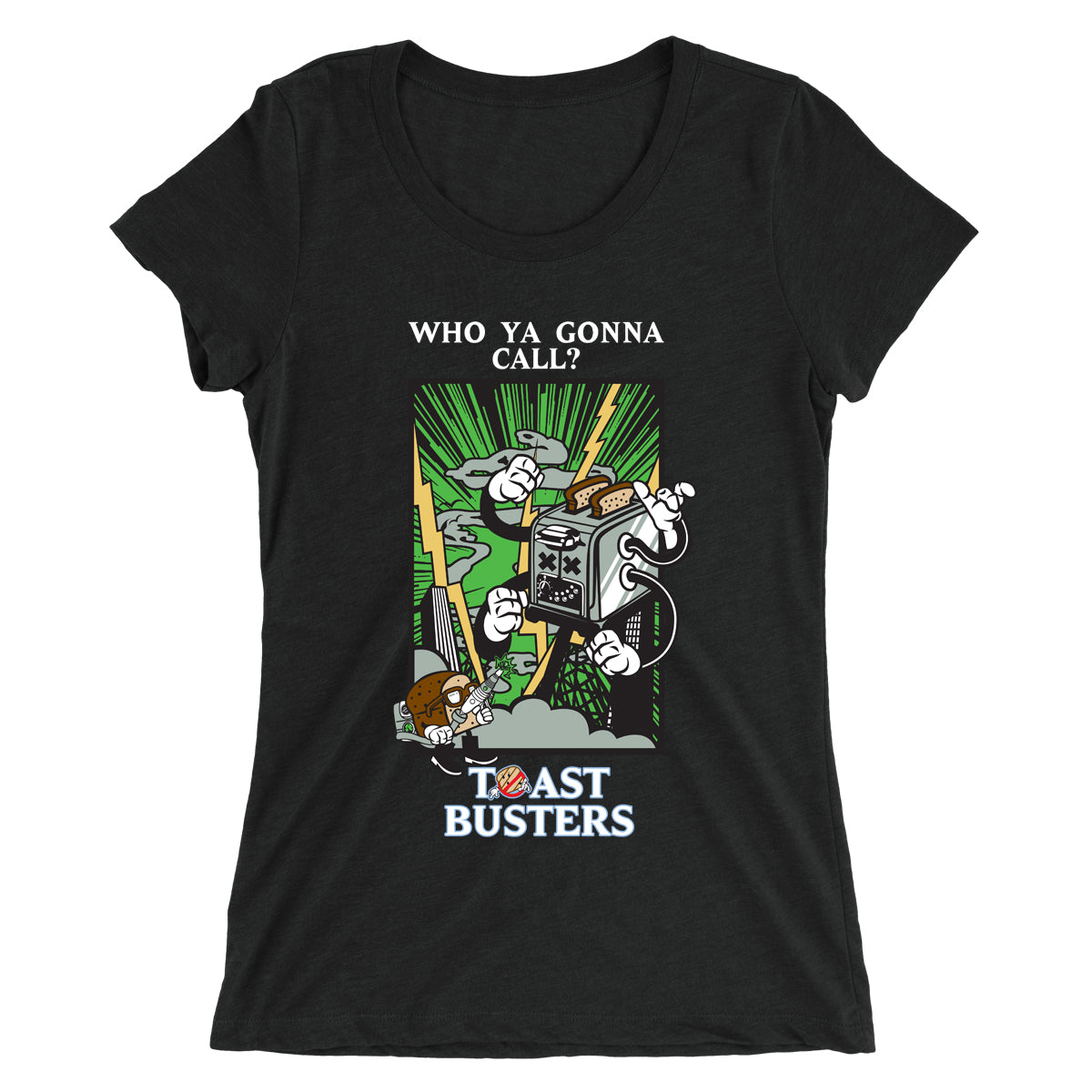 Movie The Food -  Toastbusters Women's T-Shirt - Black