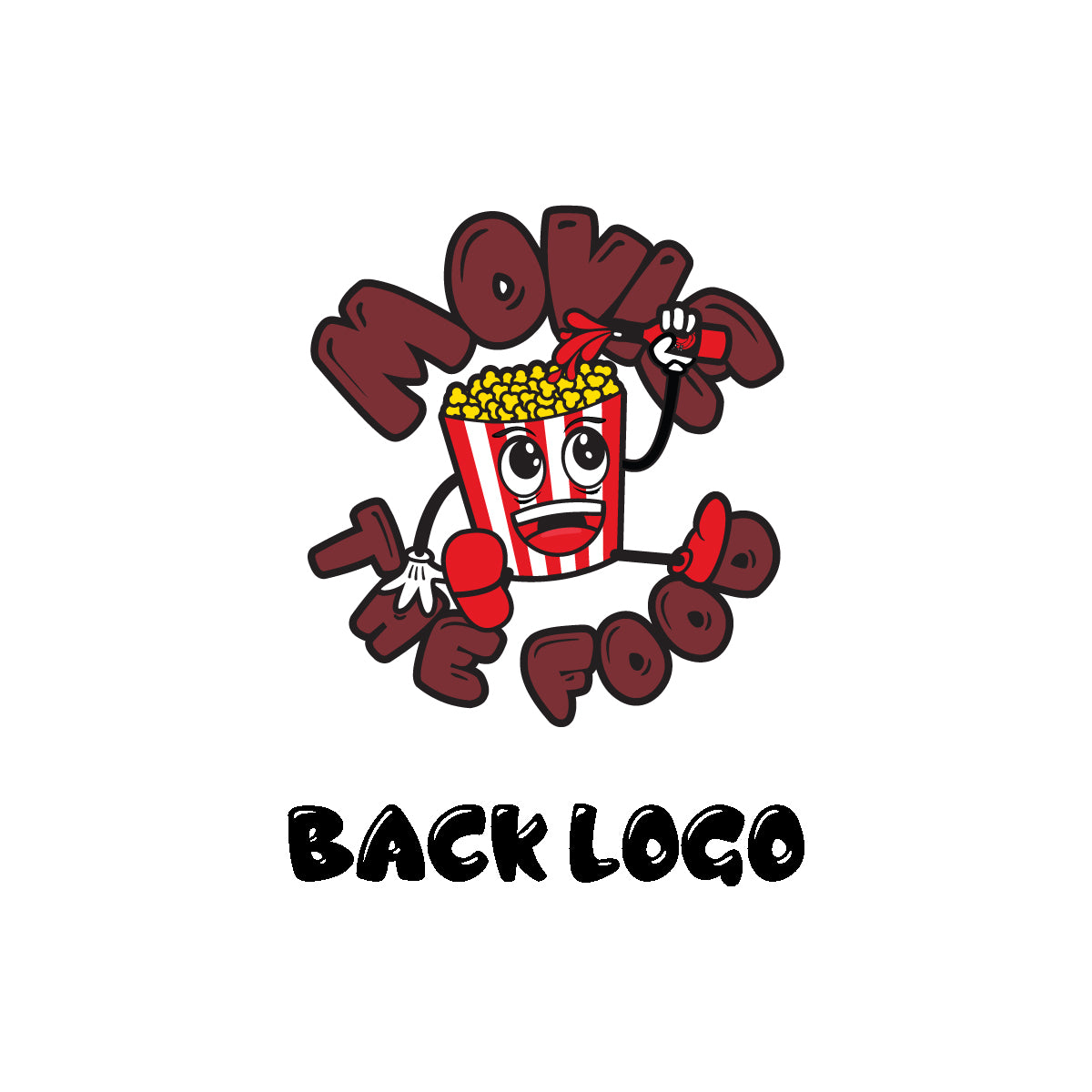 Movie The Food - Mango Unchained - Back Logo Detail
