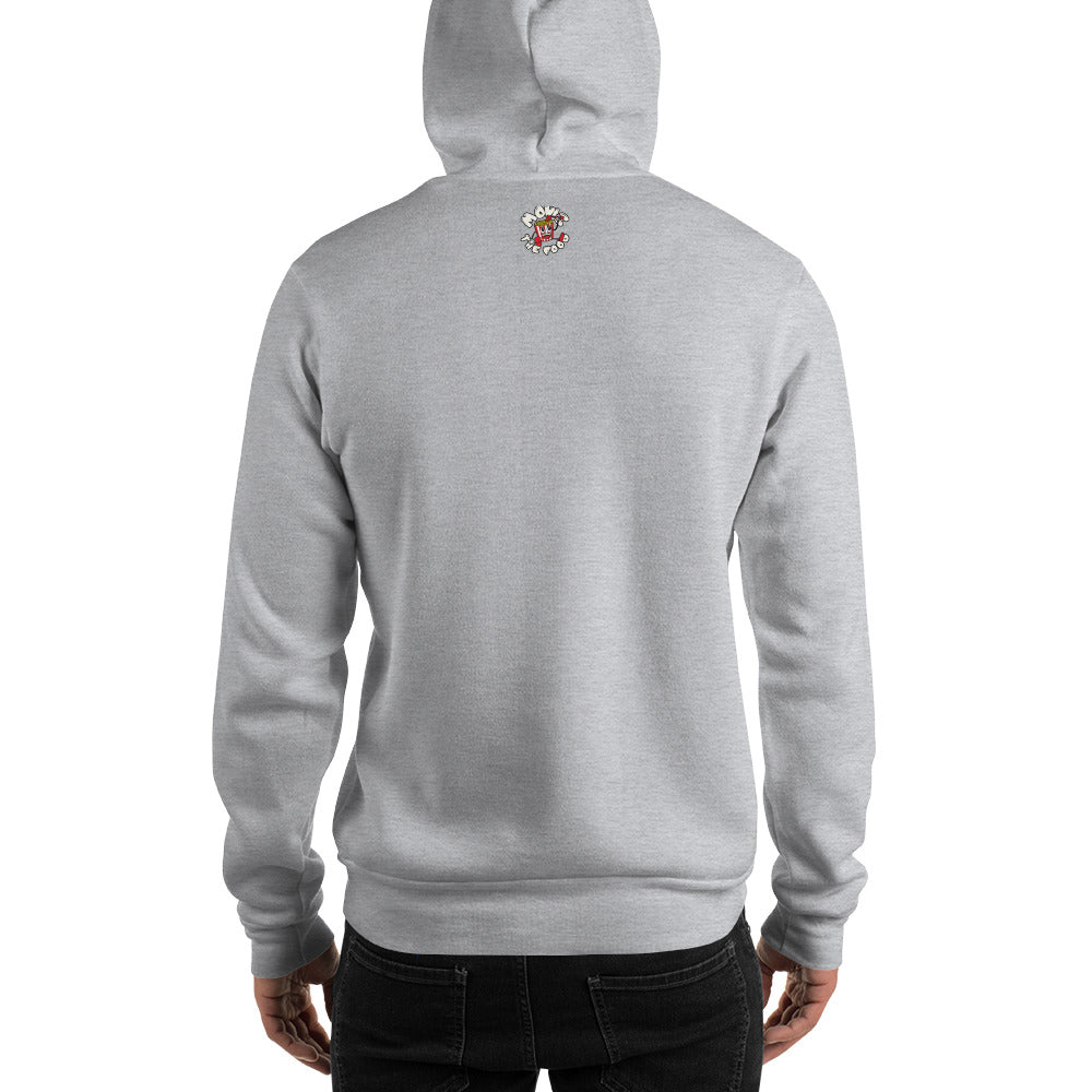 Movie The Food - V For Venfeta Hoodie - Heather Grey - Model Back