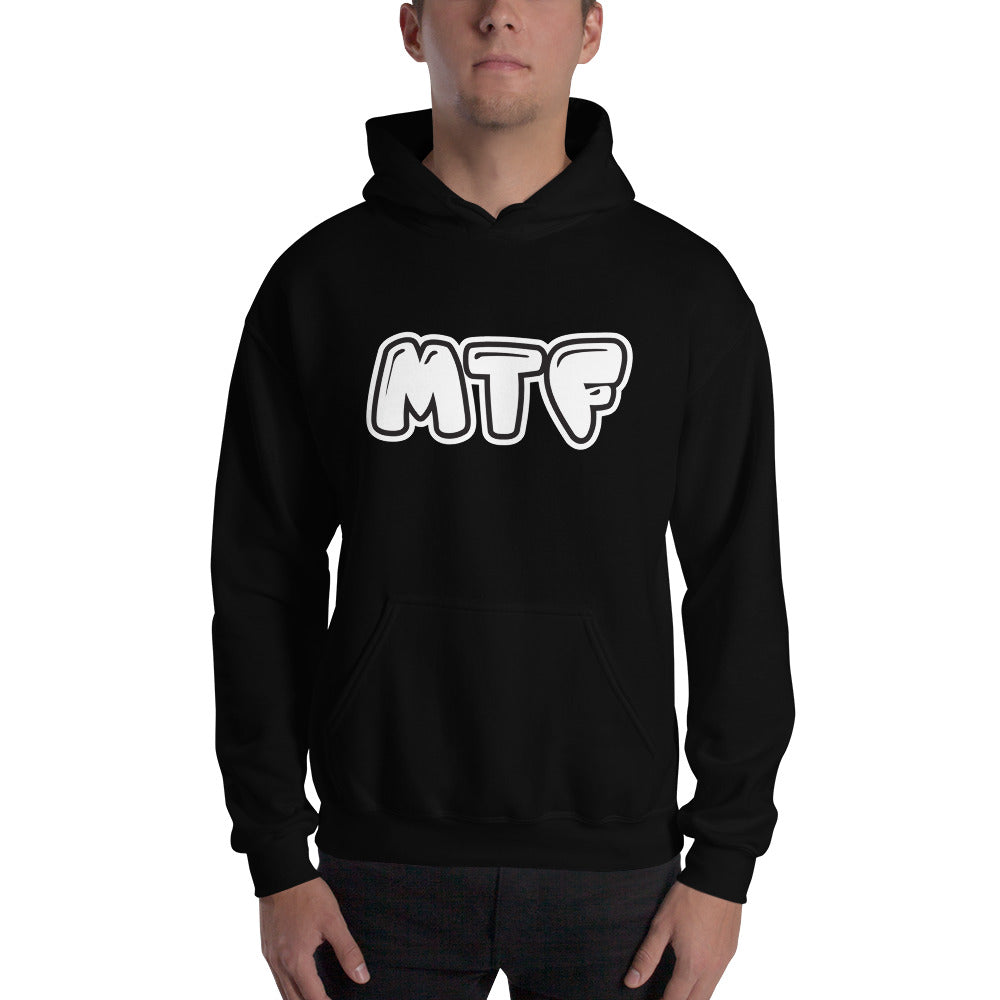 Movie The Food - MTF Logo Hoodie - Black - Model Front