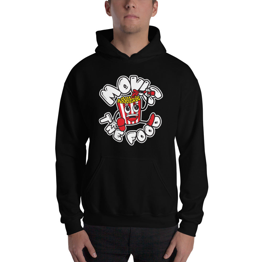 Movie The Food - Round Logo Hoodie - Black - Model Front
