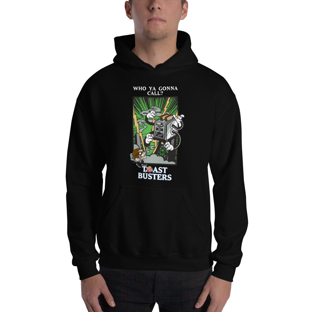 Movie The Food - Toastbusters Hoodie - Black - Model Front
