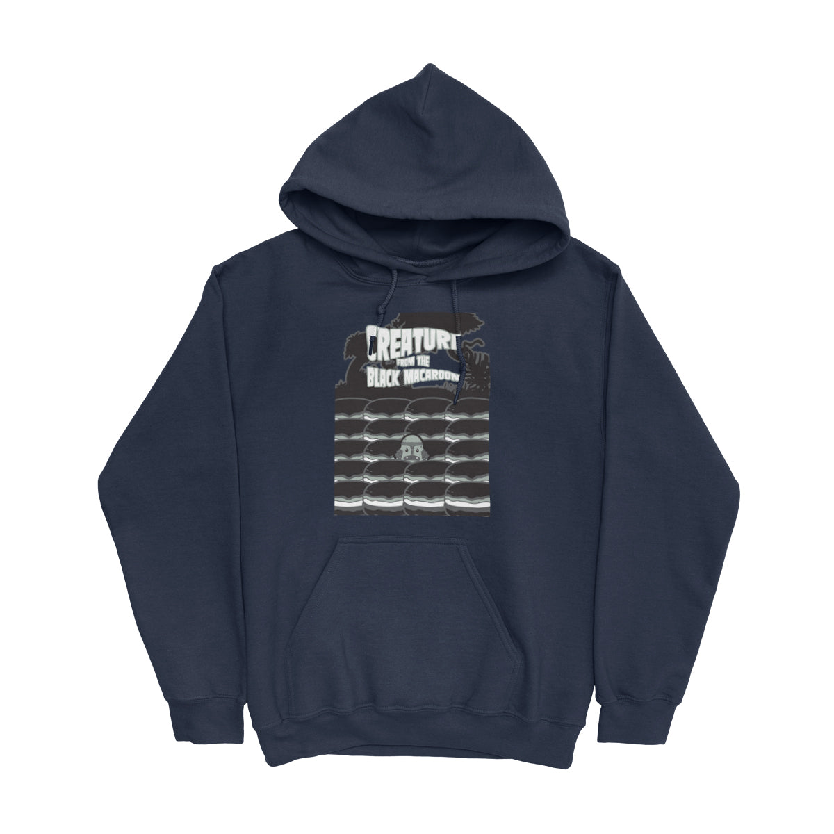 Movie The Food - Creature From The Black Macaroon Hoodie - Navy