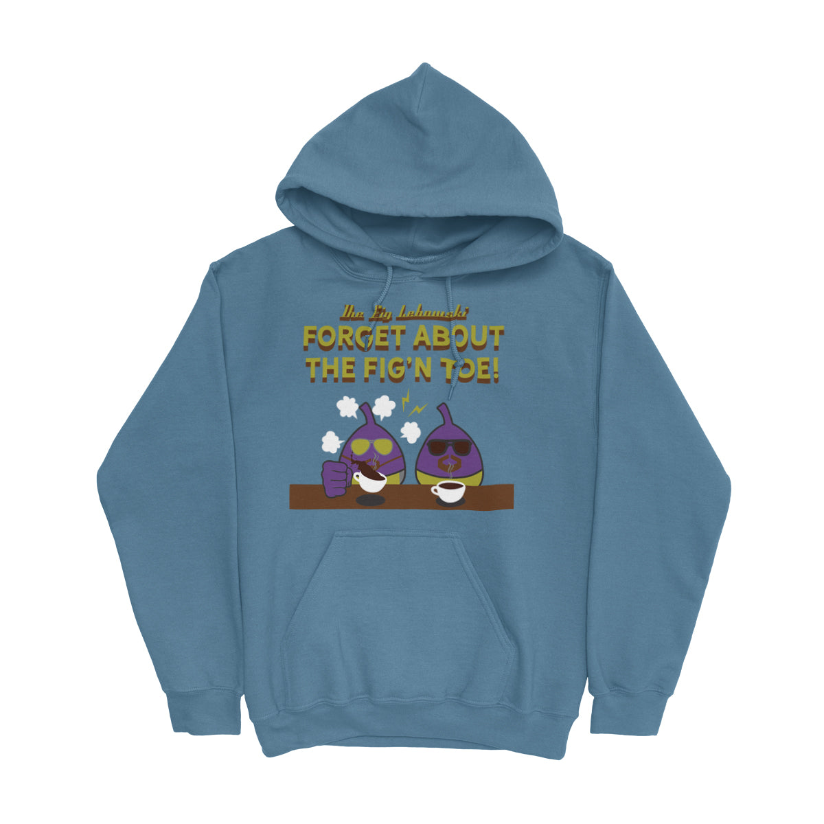 Movie The Food - The Fig Lebowski Hoodie - Indigo Blue