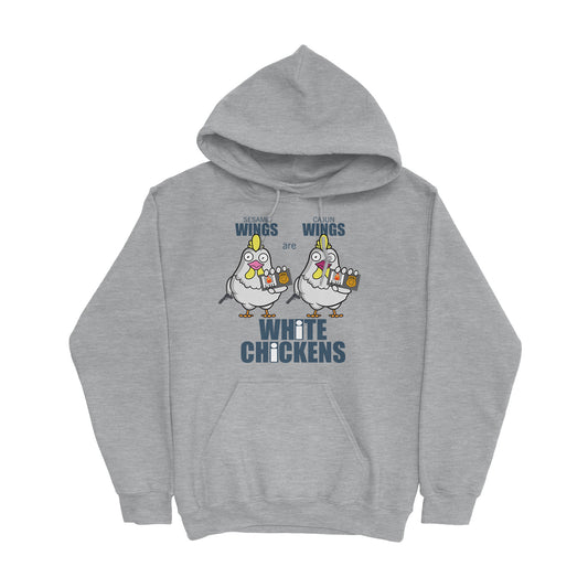 Movie The Food - White Chickens Hoodie - Heather Grey