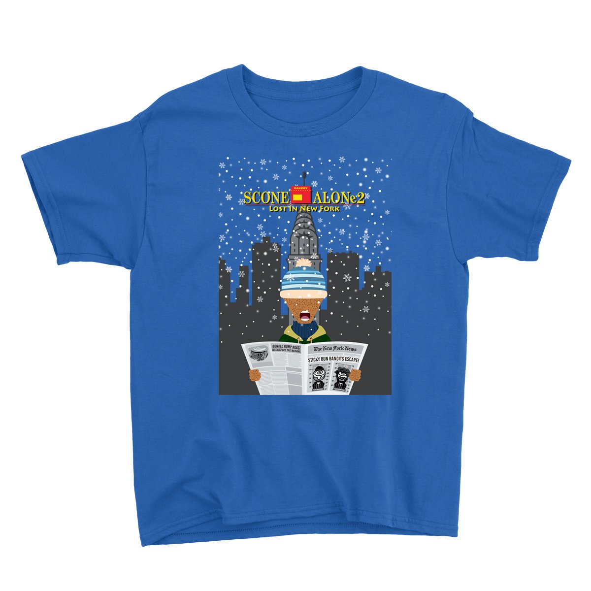 Movie The Food - Scone Alone 2 Kid's T-Shirt - Royal Blue