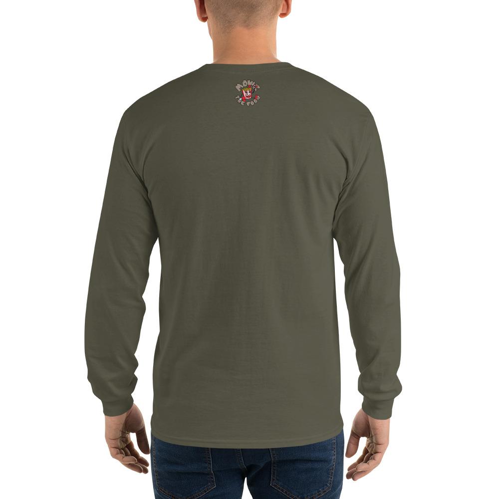 Movie The Food - Zero Dark Turkey Longsleeve T-Shirt - Military Green - Model Back