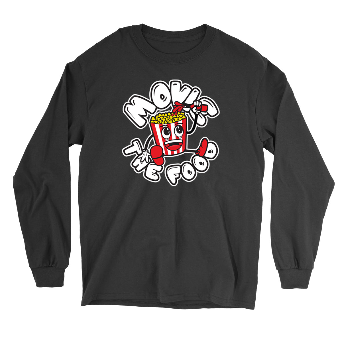 Movie The Food - Round Logo Longsleeve T-Shirt - Black