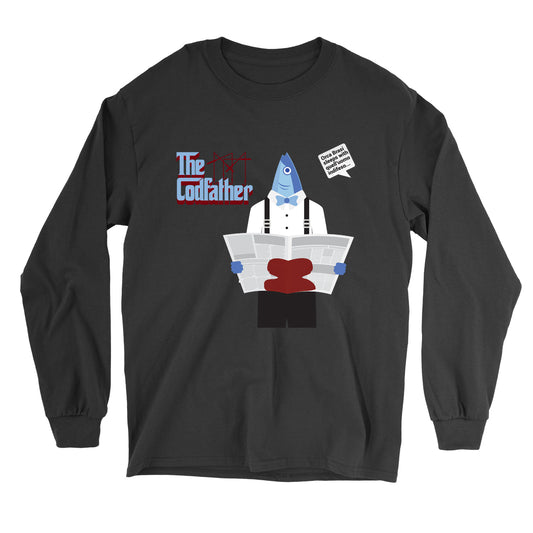 Movie The Food - The Codfather Longsleeve T-Shirt - Black