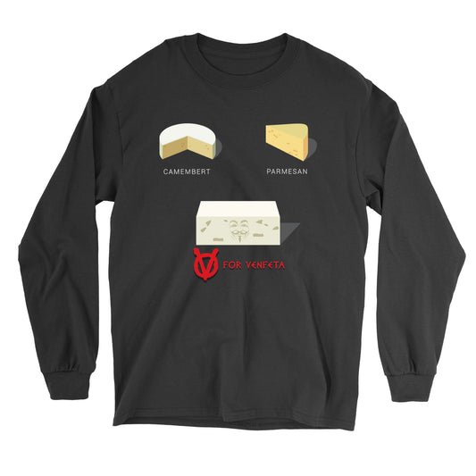 Movie The Food - V For Venfeta Longsleeve T-Shirt - Black