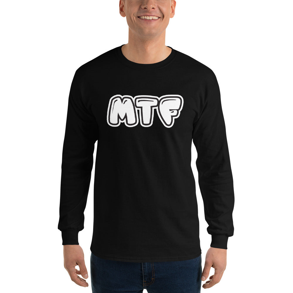 Movie The Food - MTF Logo Longsleeve T-Shirt - Black - Model Front