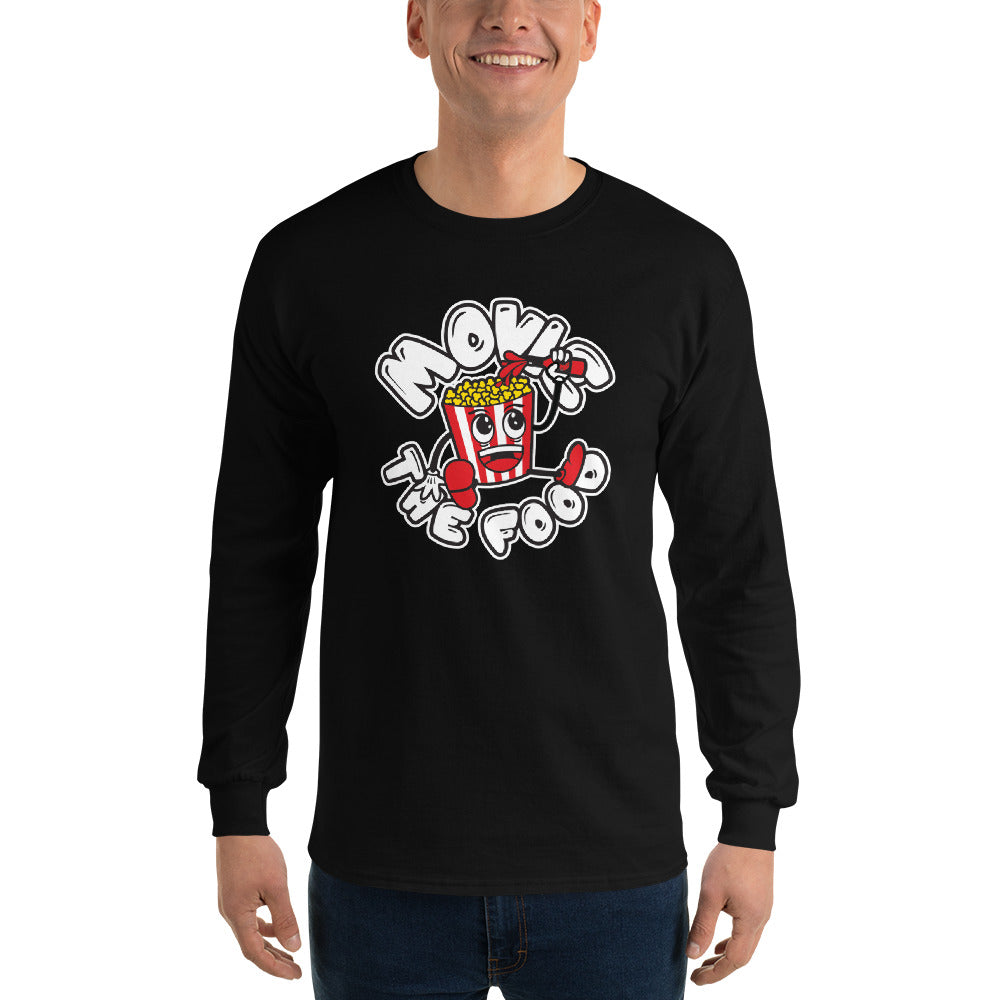Movie The Food - Round Logo Longsleeve T-Shirt - Black - Model Front
