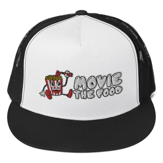 Movie The Food - Logo Classic Mesh Snapback - Black/White/Black