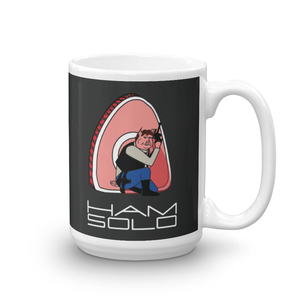 Movie The Food - Ham Solo Mug - Midnight Grey - 15oz