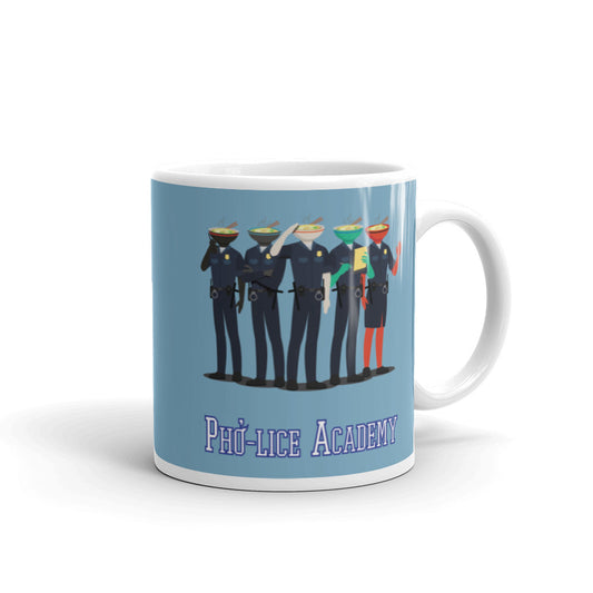 Movie The Food Pholice Academy Mug 11oz - Light Blue