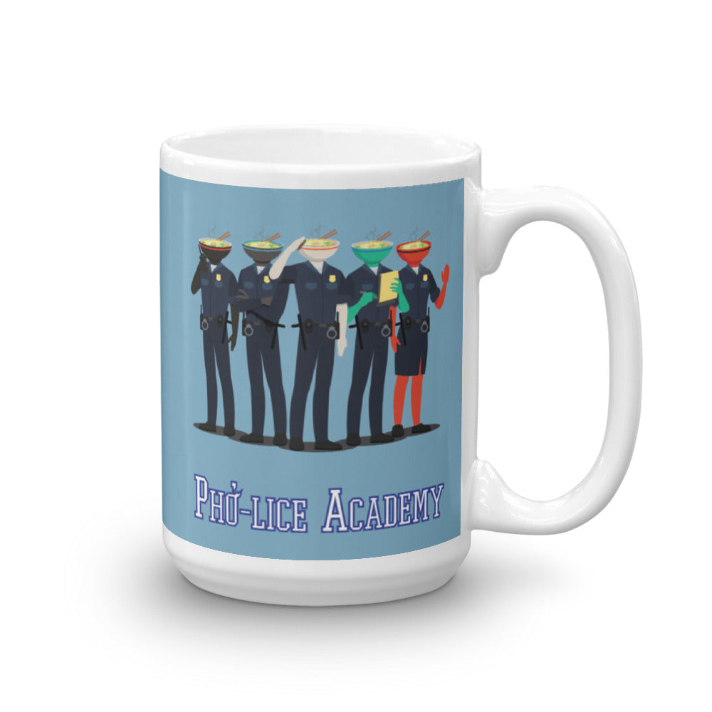 Movie The Food Pholice Academy Mug 15oz - Light Blue