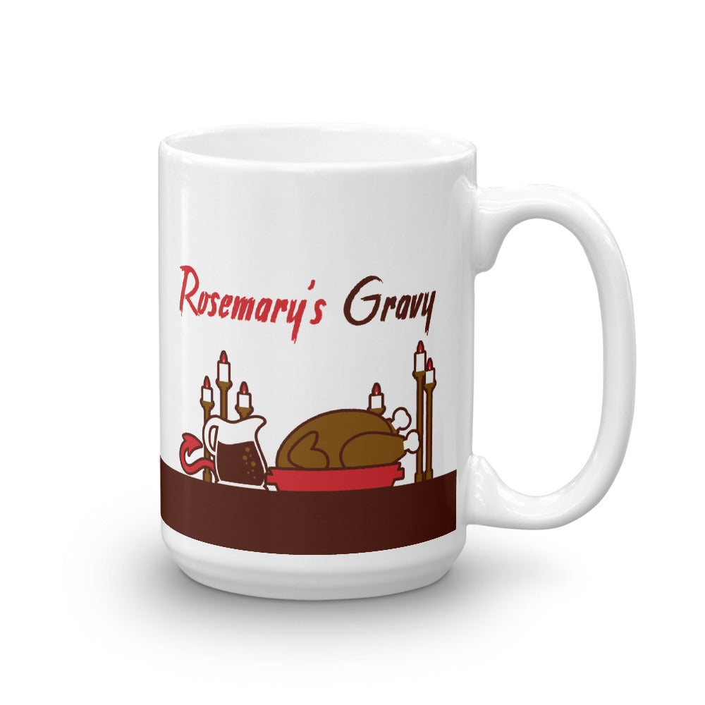 Movie The Food Rosemary's Gravy Mug White 15oz