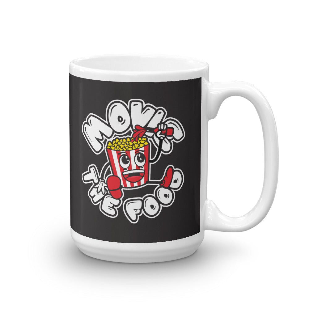 Movie The Food Round Logo Mug Black 15oz