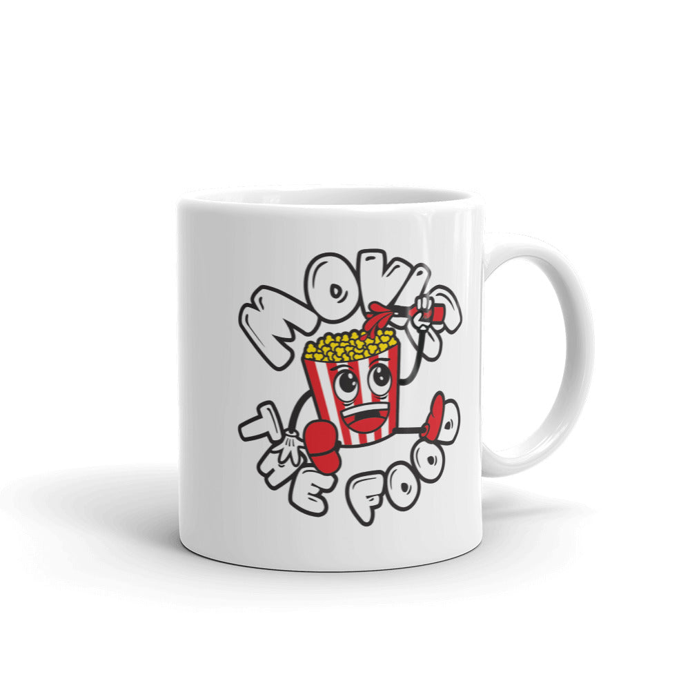 Movie The Food Round Logo Mug White 11oz