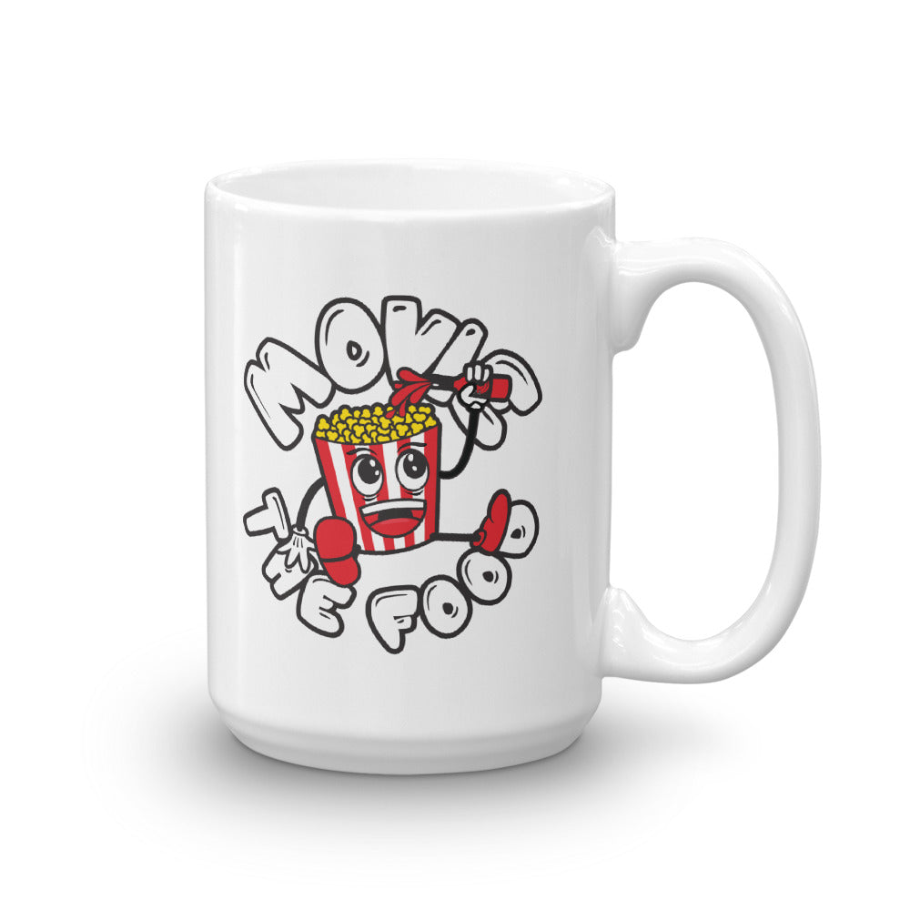 Movie The Food Round Logo Mug White 15oz