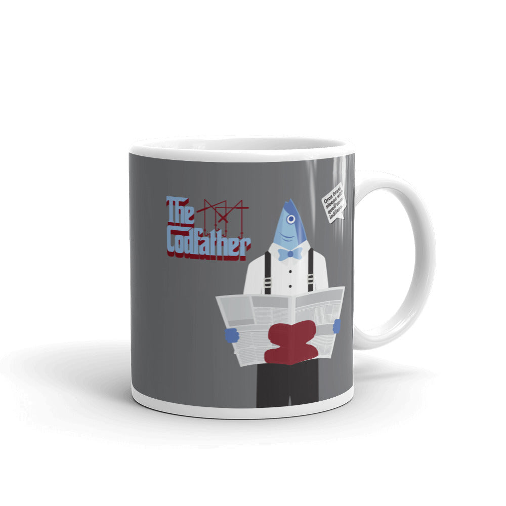 Movie The Food The Codfather Mug Grey 11oz