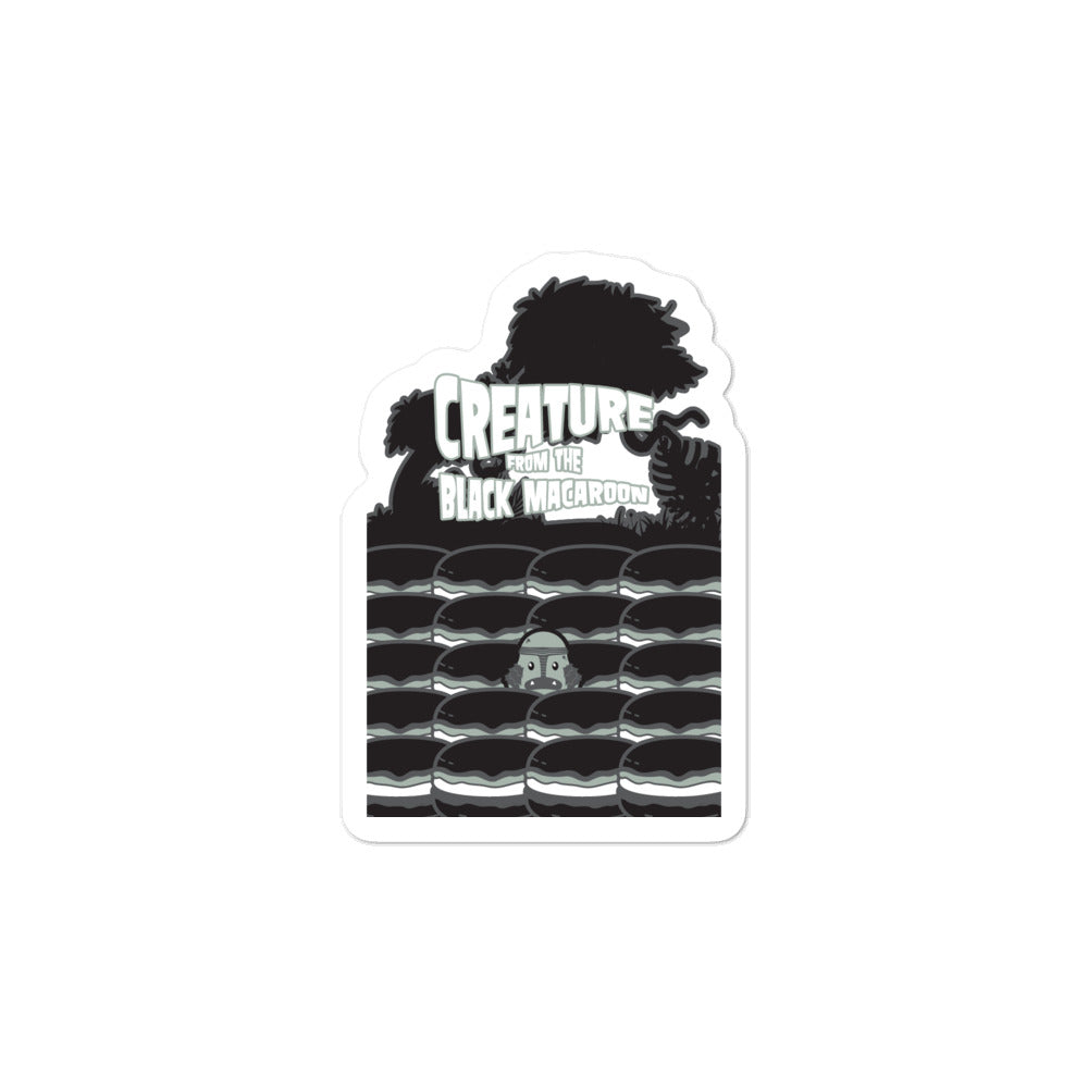 Movie The Food - Creature From The Black Macaroon - Sticker - 3x3