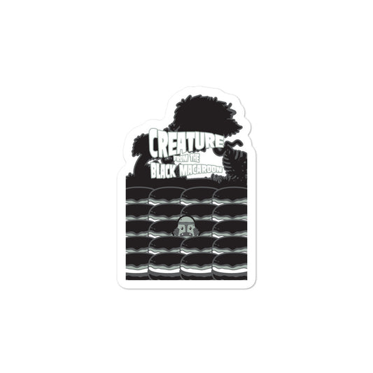 Movie The Food - Creature From The Black Macaroon - Sticker - 3x3