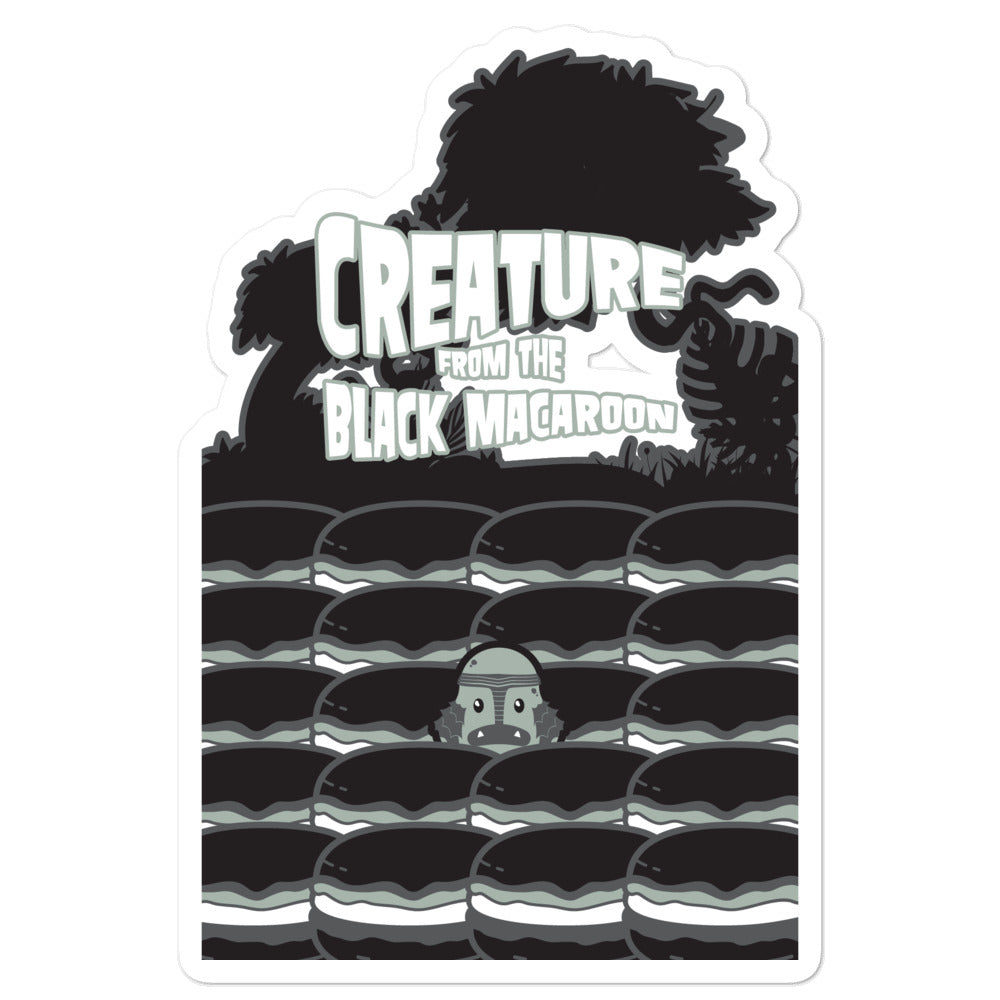 Movie The Food - Creature From The Black Macaroon - Sticker - 5.5x5.5