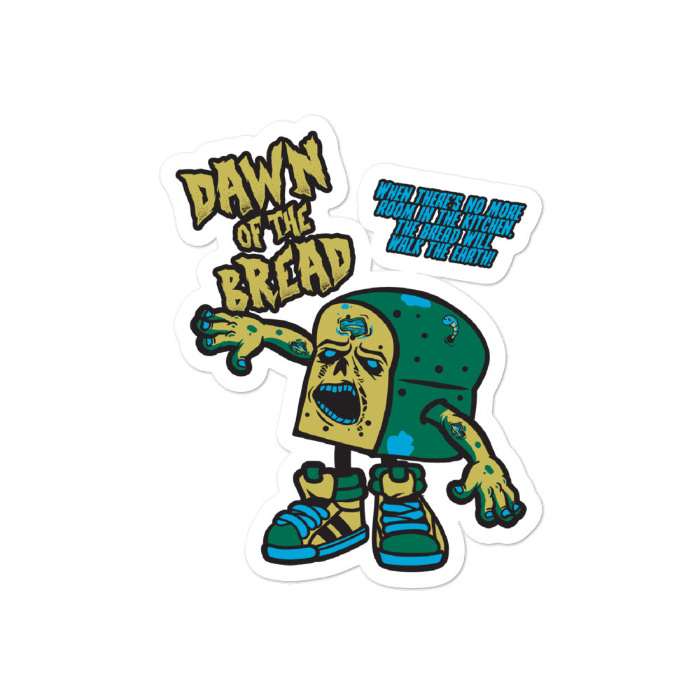 Movie The Food - Dawn Of The Bread - Sticker - 4x4