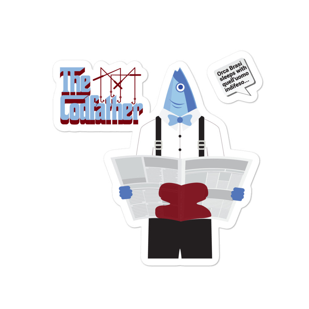 Movie The Food - The Codfather - Sticker - 4x4