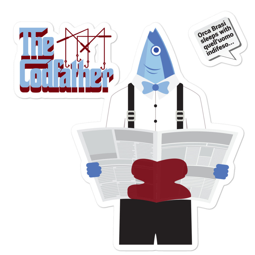 Movie The Food - The Codfather - Sticker - 5.5x5.5