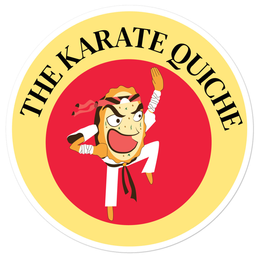 Movie The Food - The Karate Quiche - Sticker - 5.5x5.5