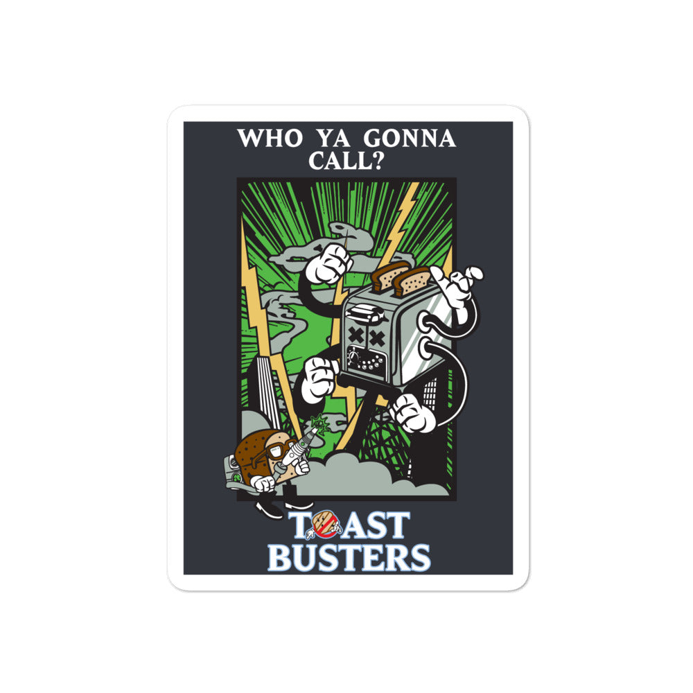 Movie The Food - Toastbusters - Sticker - 4x4