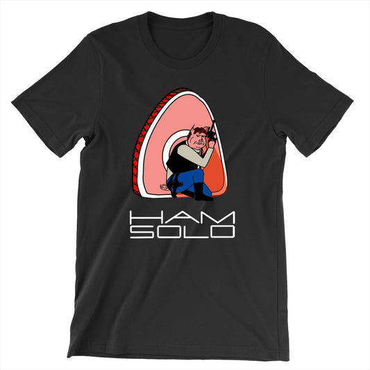 Movie The Food - Ham Solo T-Shirt - Black