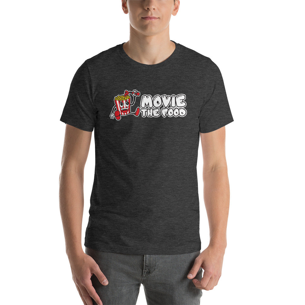Movie The Food - Logo T-Shirt - Dark Grey Heather - Model Front