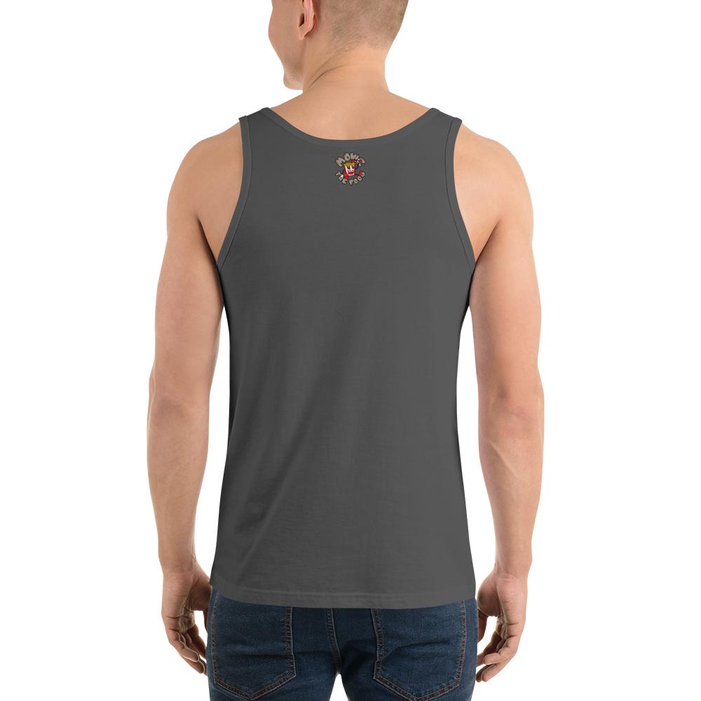Movie The Food - Zero Dark Turkey Tank Top - Asphalt - Model Back