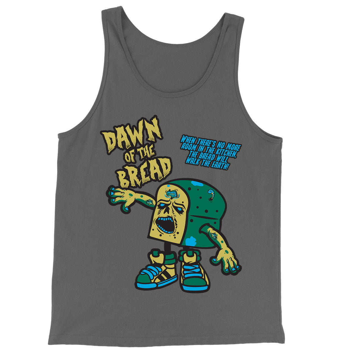 Movie The Food - Dawn Of The Bread Tank Top - Asphalt