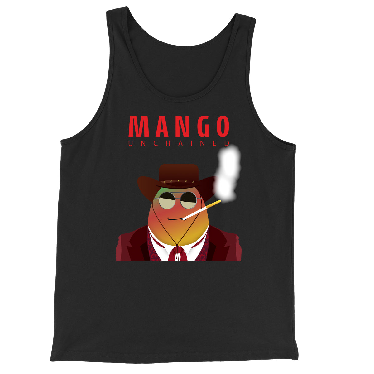 Movie The Food - Mango Unchained Tank Top - Black