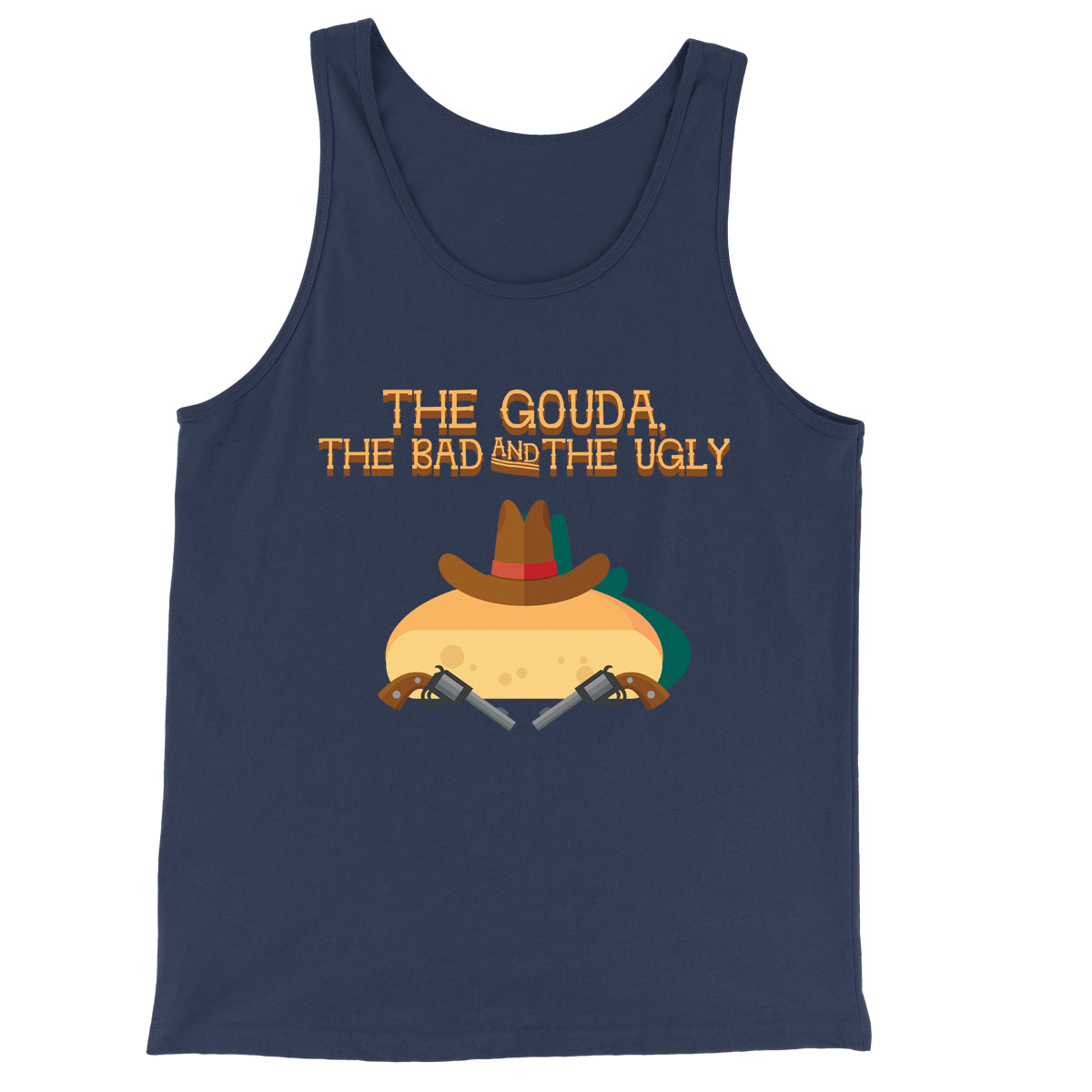 Movie The Food - The Gouda, The Bad, The Ugly Tank Top - Navy