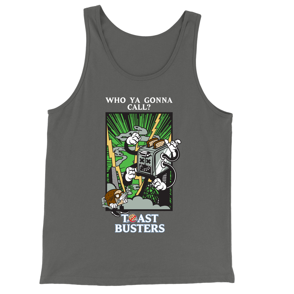 Movie The Food - Toastbusters Tank Top - Asphalt