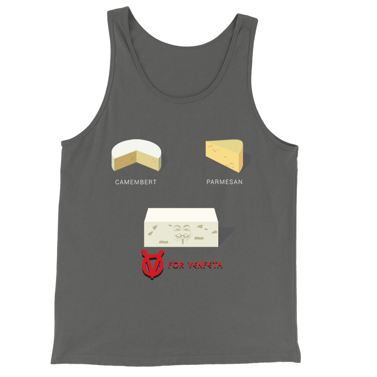 Movie The Food - V For Venfeta Tank Top - Asphalt