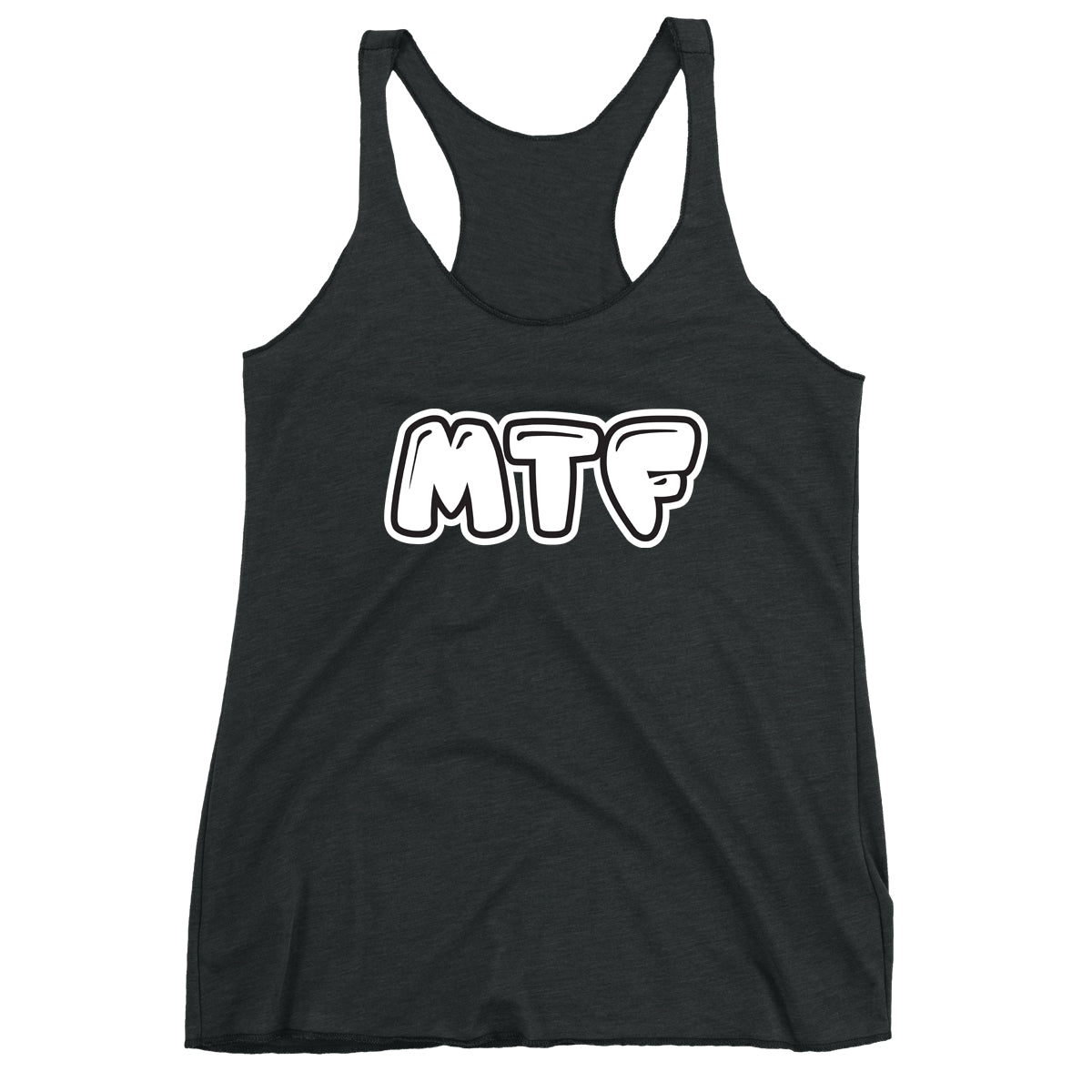 Movie The Food - MTF Logo Women's Racerback Tank Top - Vintage Black