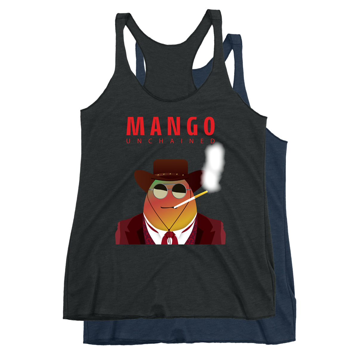 Movie The Food - Mango Unchained Women's Racerback Tank Top
