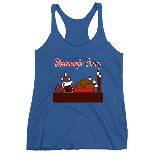 Movie The Food - Rosemary's Gravy Women's Racerback Tank Top - Vintage Royal