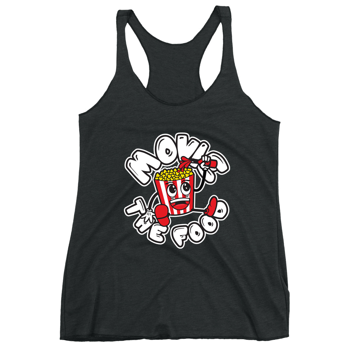 Movie The Food - Round Logo Women's Racerback Tank Top - Vintage Black