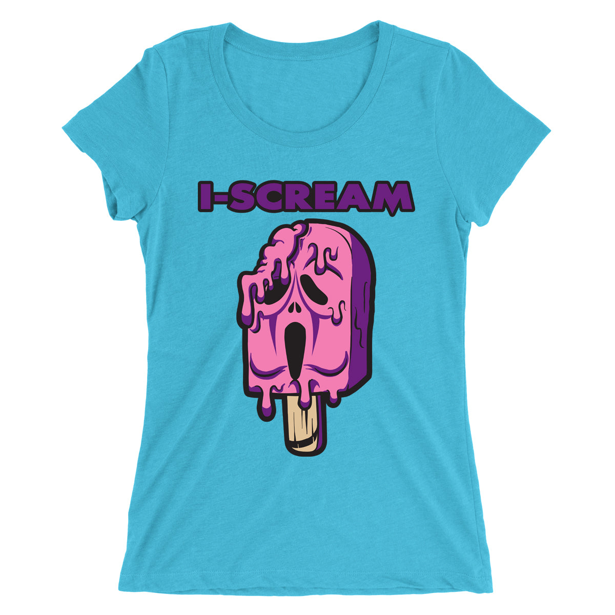 Movie The Food - I-Scream Women's T-Shirt - Caribbean Blue
