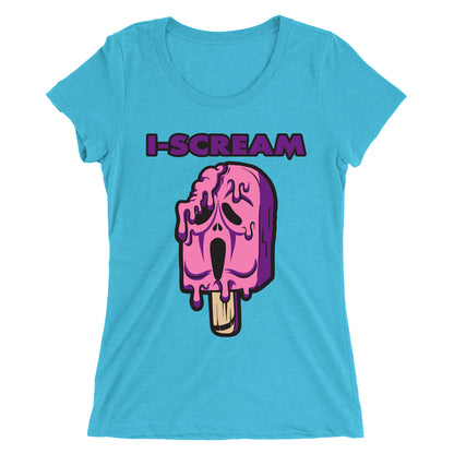 Movie The Food - I-Scream Women's T-Shirt - Caribbean Blue