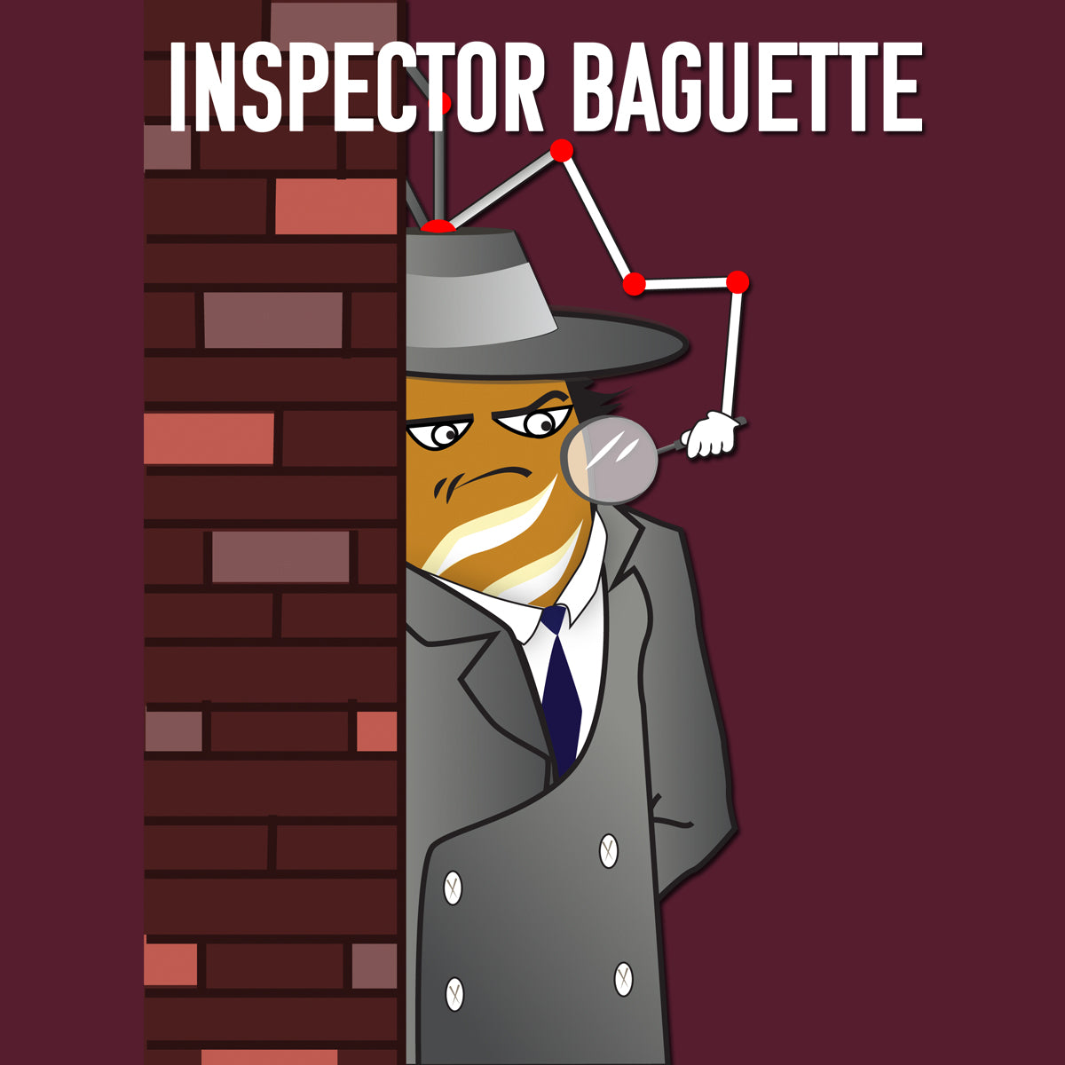 Movie The Food - Inspector Baguette Mug - Detail
