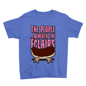 Movie The Food - The People Beneath The Eclairs Kid's T-Shirt - Heather Columbia Blue